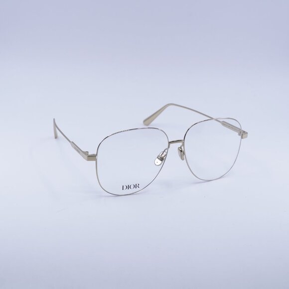Dior ULTRADIORO A1U A000 Eyeglasses Gold 57mm Aviator Frame - Picture 7 of 11